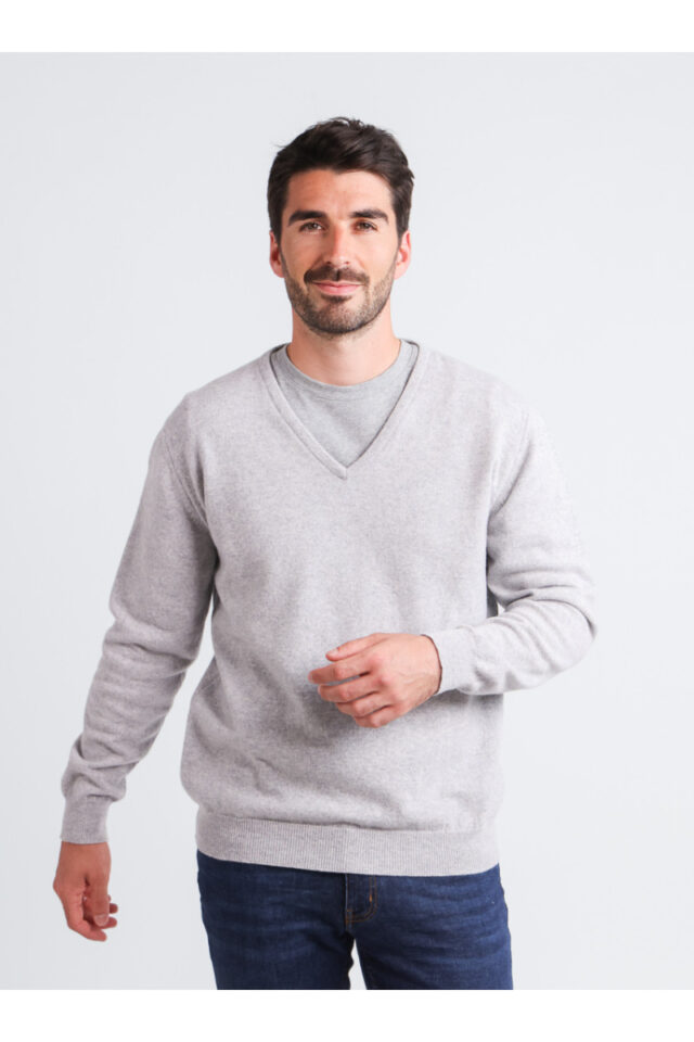 Maison Solfin - Pull V en laine Made in France| B.Solfin