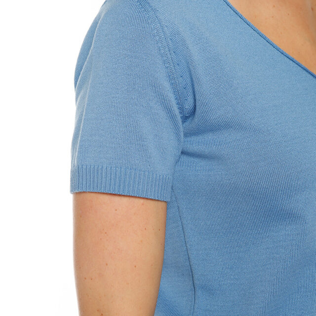 Maison Solfin - Pull col V en coton Made in France| B.Solfin