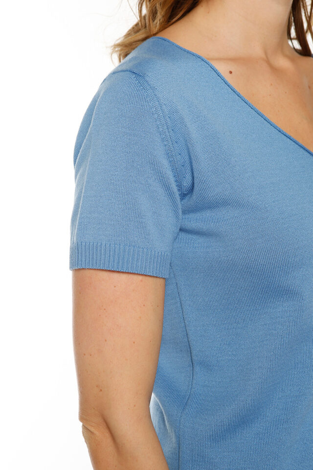 Maison Solfin - Pull col V en coton Made in France| B.Solfin