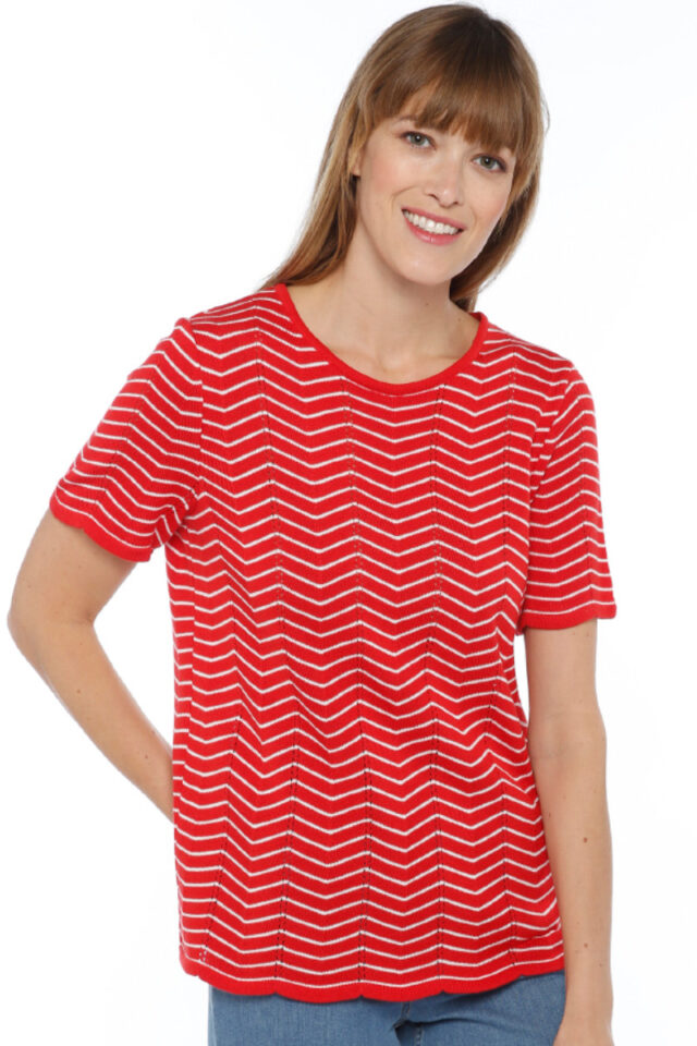 Maison Solfin - Pull coton manches courtes Made in France| B.Solfin