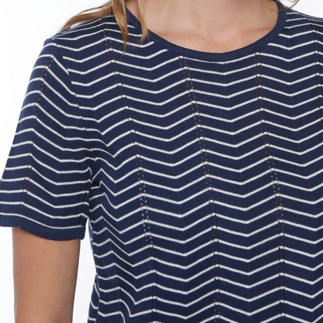 Maison Solfin - Pull coton manches courtes Made in France| B.Solfin