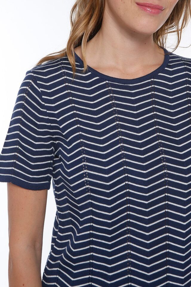 Maison Solfin - Pull coton manches courtes Made in France| B.Solfin