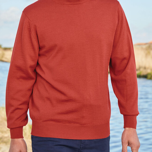 Maison Solfin - Pull mérinos ras du cou Made in France| B.Solfin