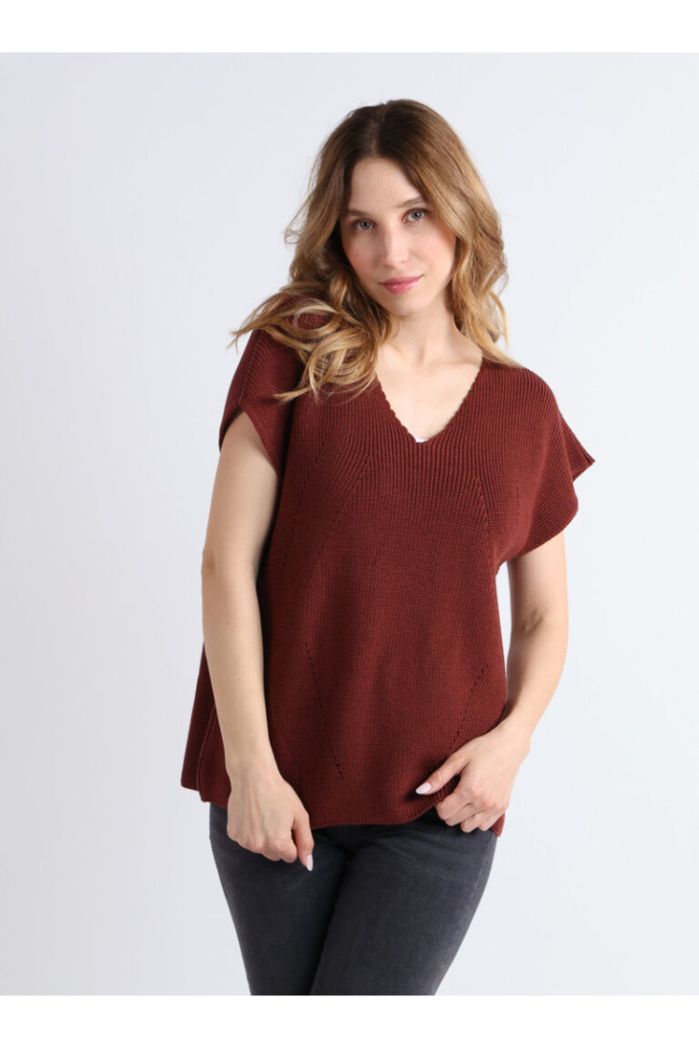 Maison Solfin - Pull sans manches en laine Made in France| B.Solfin
