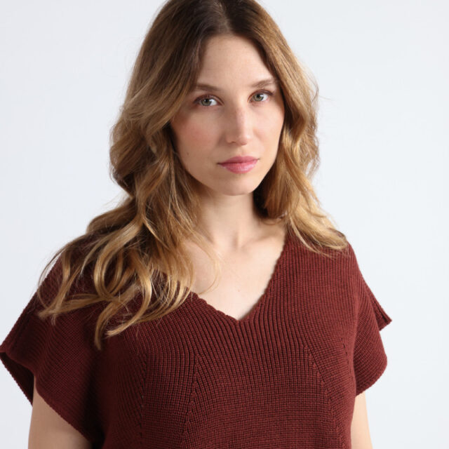 Maison Solfin - Pull sans manches en laine Made in France| B.Solfin