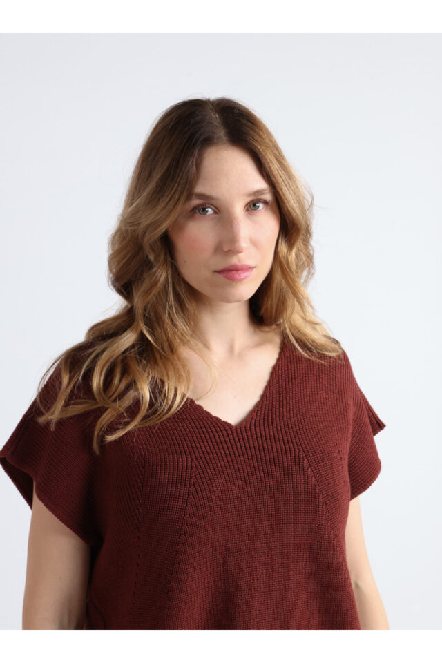 Maison Solfin - Pull sans manches en laine Made in France| B.Solfin