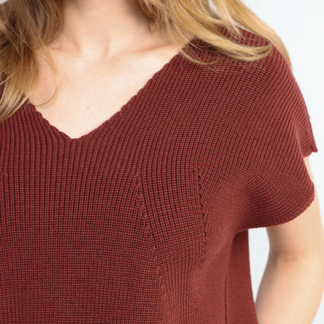 Maison Solfin - Pull sans manches en laine Made in France| B.Solfin