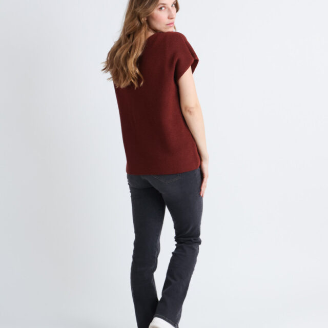 Maison Solfin - Pull sans manches en laine Made in France| B.Solfin
