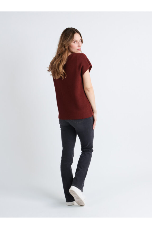 Maison Solfin - Pull sans manches en laine Made in France| B.Solfin