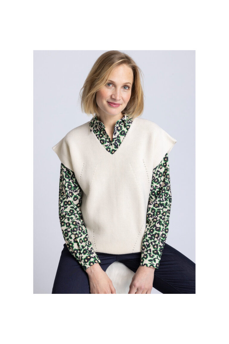 Maison Solfin - Pull sans manches Made in France| B.Solfin