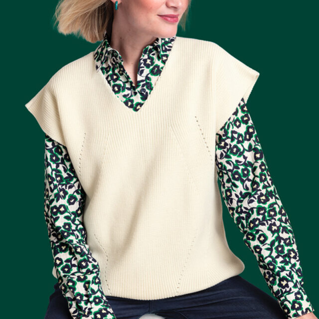 Maison Solfin - Pull sans manches Made in France| B.Solfin