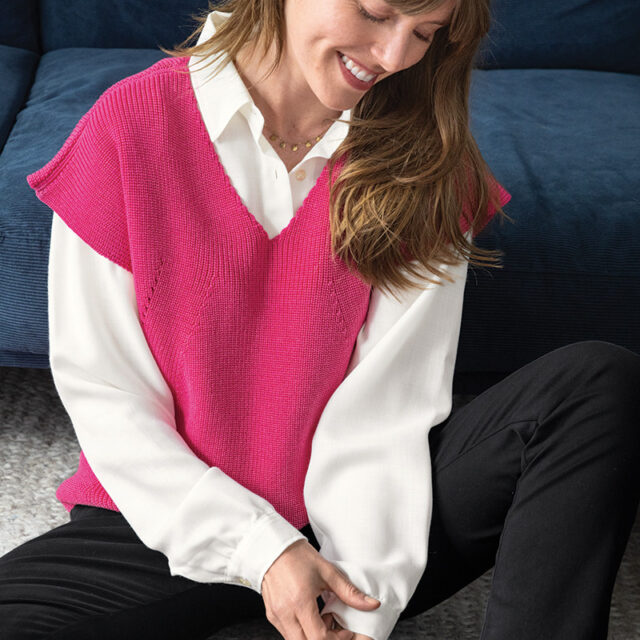 Maison Solfin - Pull sans manches Made in France| B.Solfin