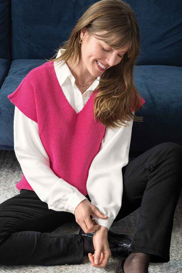 Maison Solfin - Pull sans manches Made in France| B.Solfin