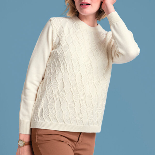 Maison Solfin - Pull torsades Made in France| B.Solfin