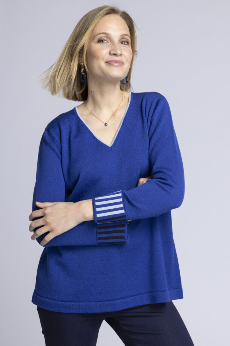 Maison Solfin - Pull ample en laine Made in France| B.Solfin