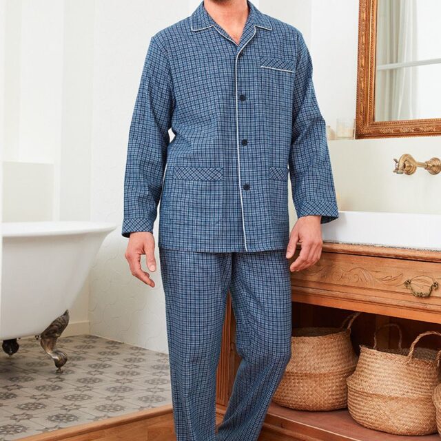 Maison Solfin - Pyjama chaud en coton Made in France| B.Solfin