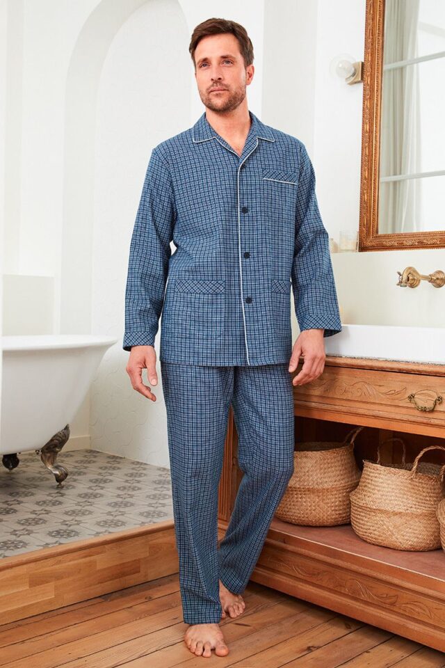 Maison Solfin - Pyjama chaud en coton Made in France| B.Solfin