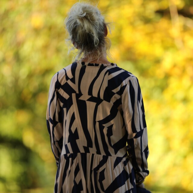 Quintessence - Robe Aurélia - Viscose vague graphique