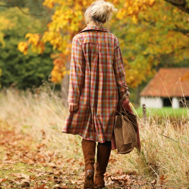 Quintessence - Robe Carole – tartan automnal