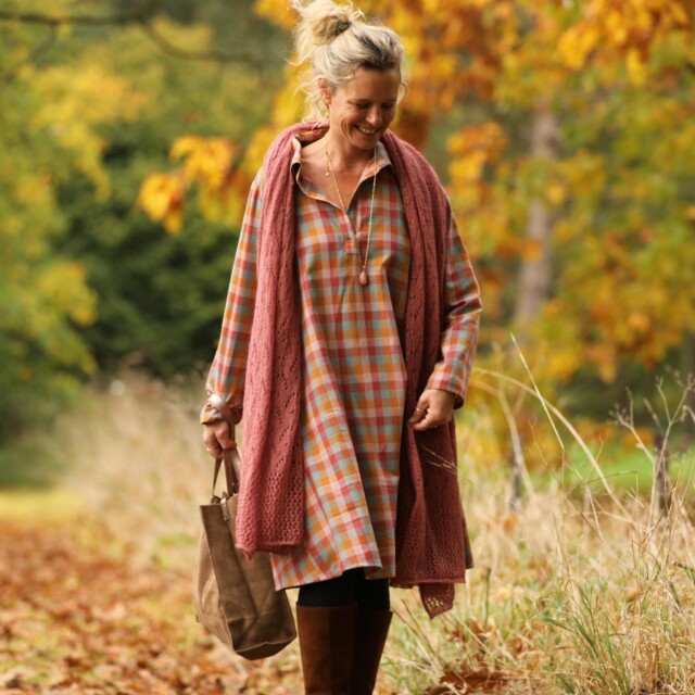 Quintessence - Robe Carole – tartan automnal