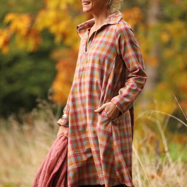 Quintessence - Robe Carole – tartan automnal