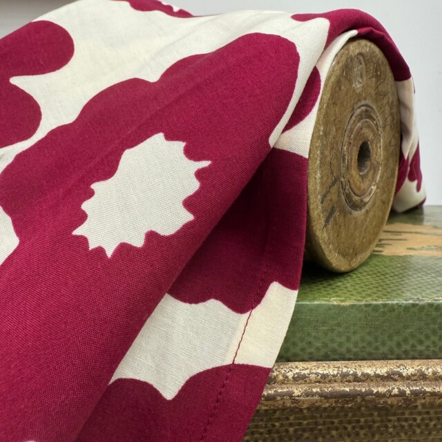 Quintessence - Robe Edonie manches longues - Viscose Fleur Grenade