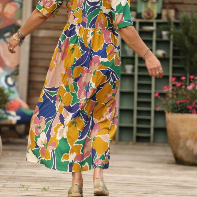 Quintessence - Robe Edonie - viscose Aloha Sauvage