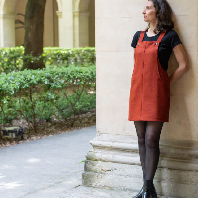 Ardelaine - Robe salopette en laine - Labeaume