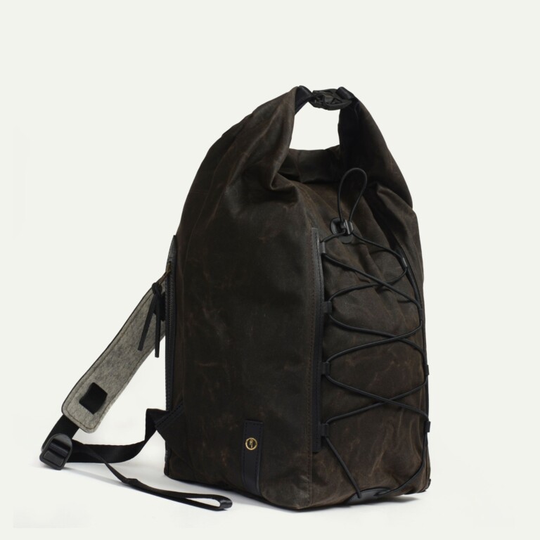 Bleu De Chauffe - Sac à dos Météore - Kaki waxé