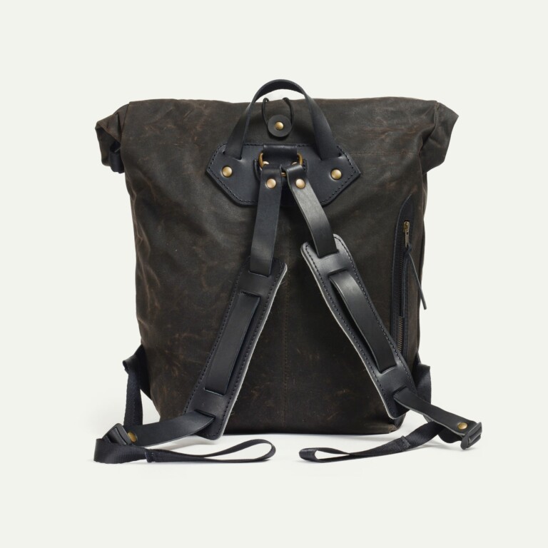 Bleu De Chauffe - Sac à dos Météore - Kaki waxé