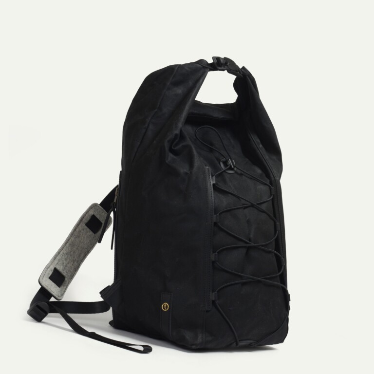 Bleu De Chauffe - Sac à dos Météore - Noir waxé