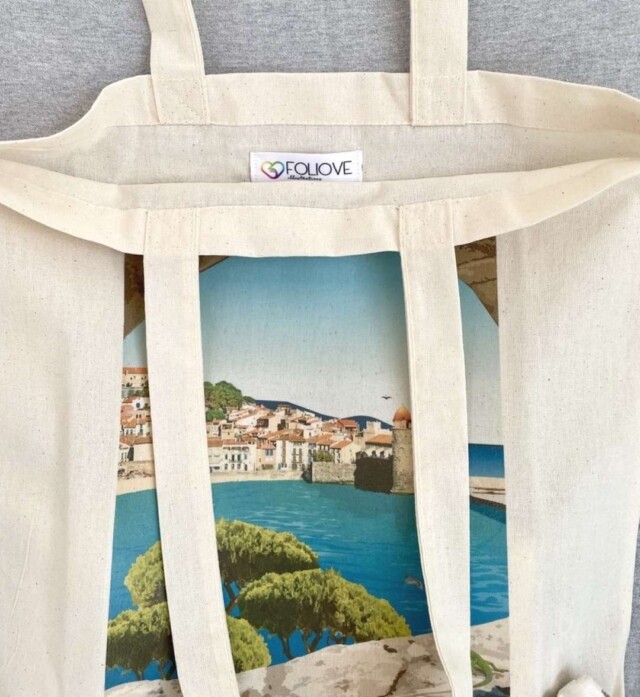 Foliove - Sac + Pochette Collioure Village