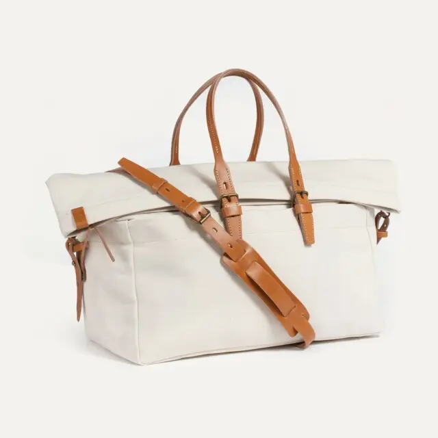 Bleu de Chauffe - Sac de voyage Cabine – Ecru