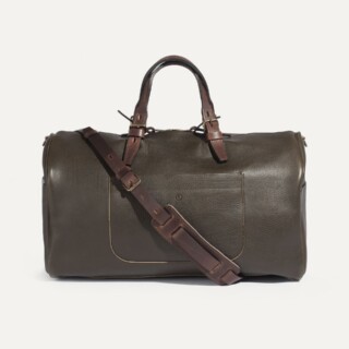 Bleu de Chauffe - Sac de voyage Hobo – Marron Kaki (Smog)