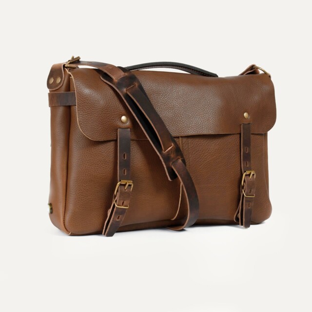 Bleu De Chauffe - Sac Plombier Justin - Brun Ambré