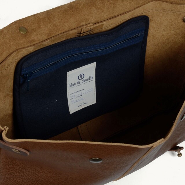 Bleu De Chauffe - Sac Plombier Justin - Brun Ambré