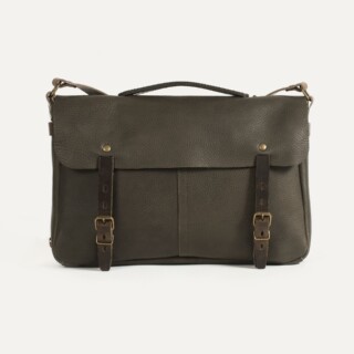 Bleu de Chauffe - Sac Plombier Justin – Marron  Kaki (Smog)