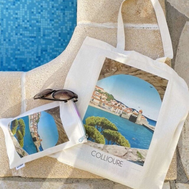 Foliove - Sac + Pochette Collioure Village