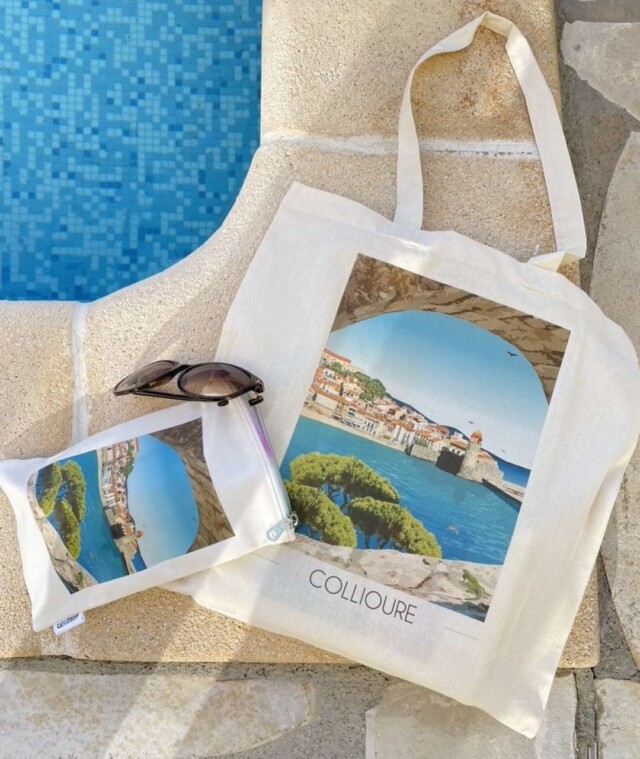 Foliove - Sac + Pochette Collioure Village
