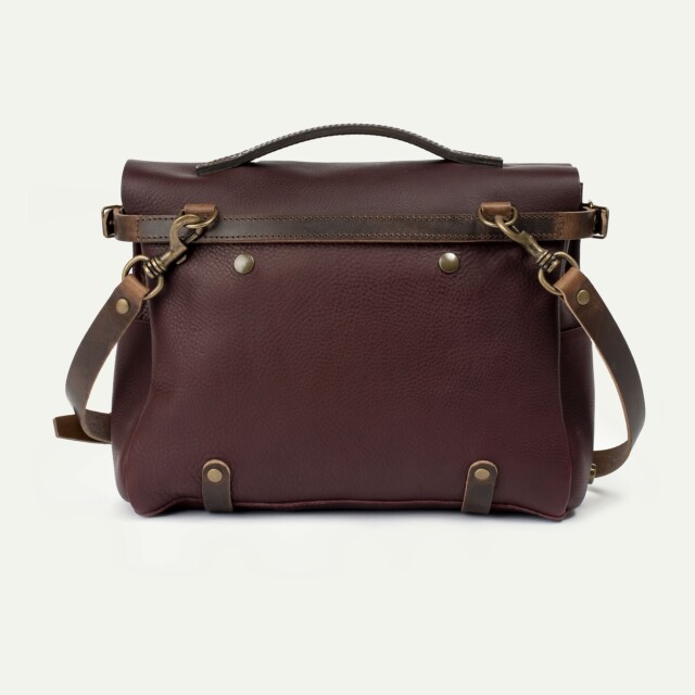 Bleu De Chauffe - Sac Postier Eclair M - Tourbe