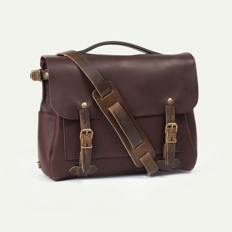 Bleu De Chauffe - Sac Postier Eclair M - Tourbe