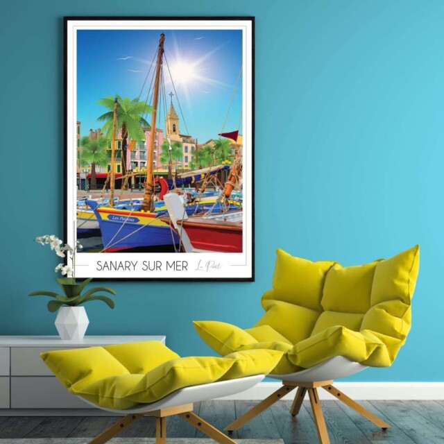 Foliove - Affiche Sanary-sur-Mer
