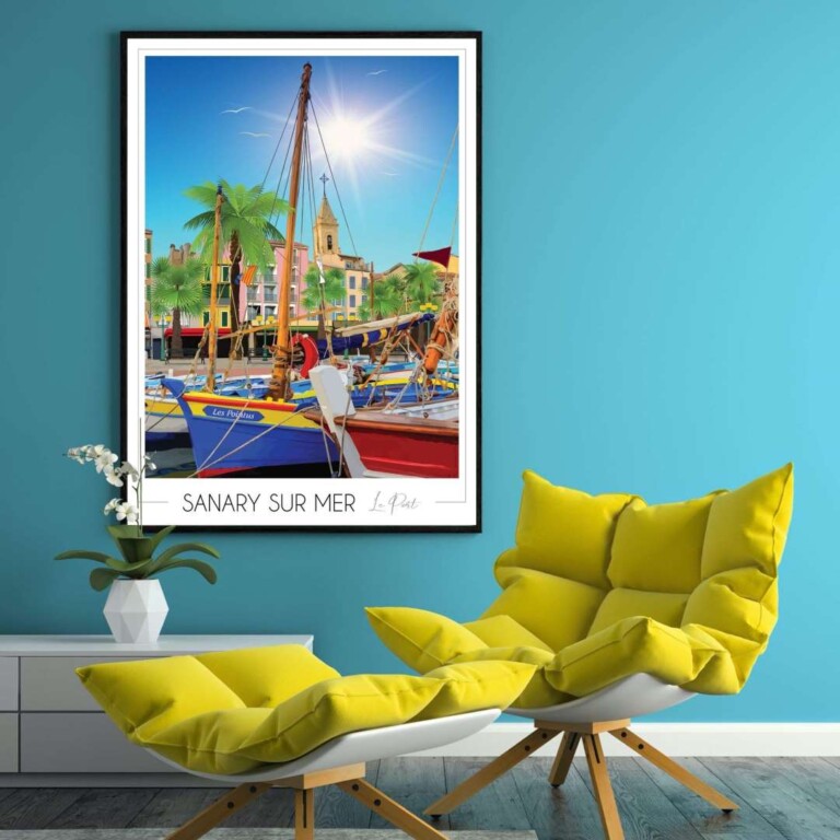 Foliove - Affiche Sanary-sur-Mer