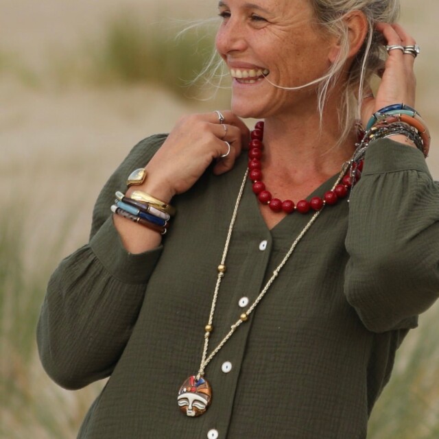 Sautoir Oraison – Inspiration ethnique par la marque Quintessence Quintessence - Sautoir Oraison – Inspiration ethnique