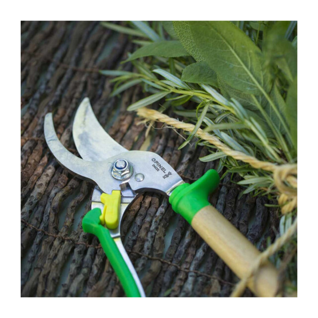 OPINEL - Sécateur OPINEL en bois et acier inoxydable - 2 coloris