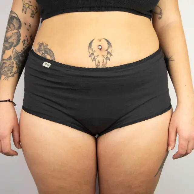 Comme Avant - Shorty Menstruel 100% Coton Bio – Absorbant & Confortable – Fabriqué en France