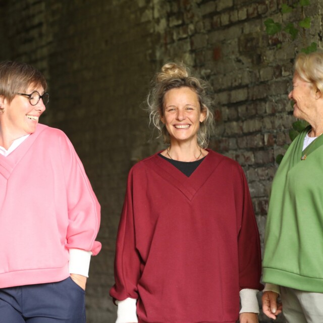 Quintessence - Sweat Ferdinand - cerise noire - version longue