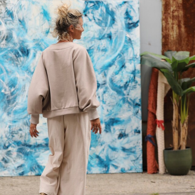 Quintessence - Sweat Ferdinand - ficelle - version courte