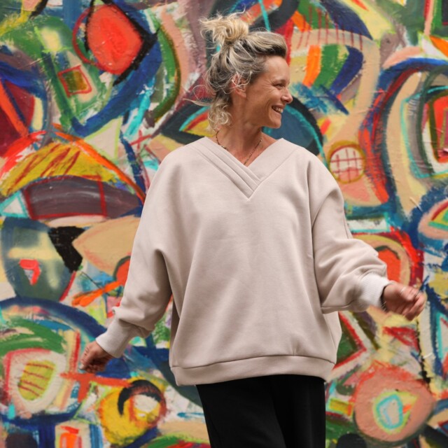 Quintessence - Sweat Ferdinand – ficelle – version longue