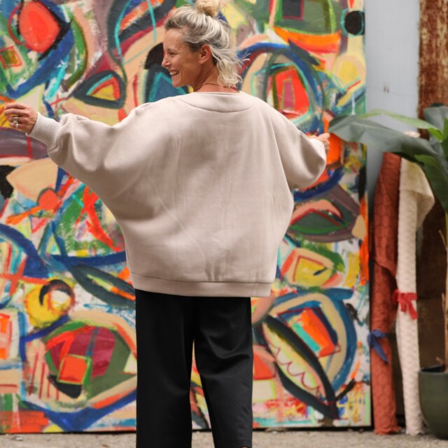 Quintessence - Sweat Ferdinand - ficelle - version longue